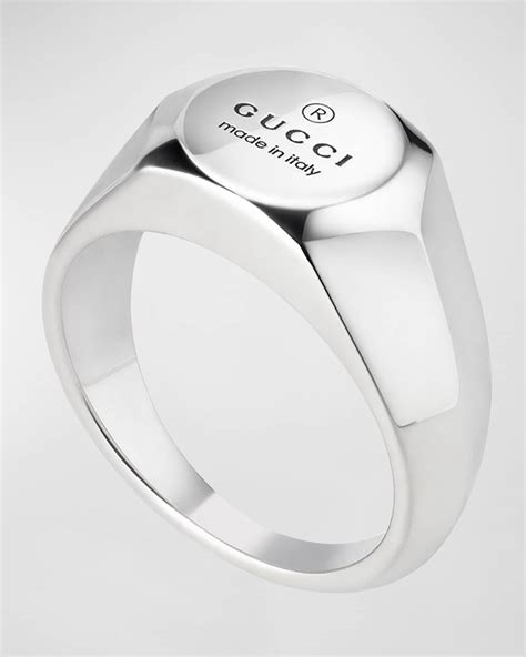 blue gucci ring|gucci trademark ring.